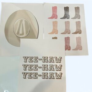 NEW World Market The Cowgirl Gallery 3 11x14 Prints